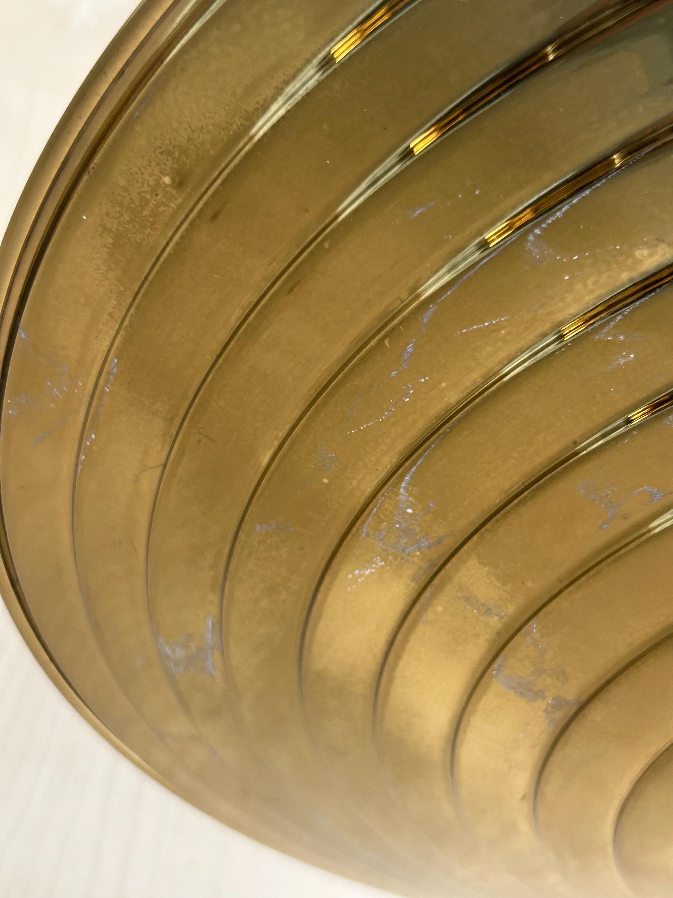 Vintage Postmodern Brass Torchiere Floor Lamps, 1980 - ONLY ONE AVAILABLE