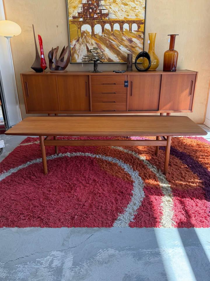 Danish Modern Vintage Grete Jalk Teak Coffee Table