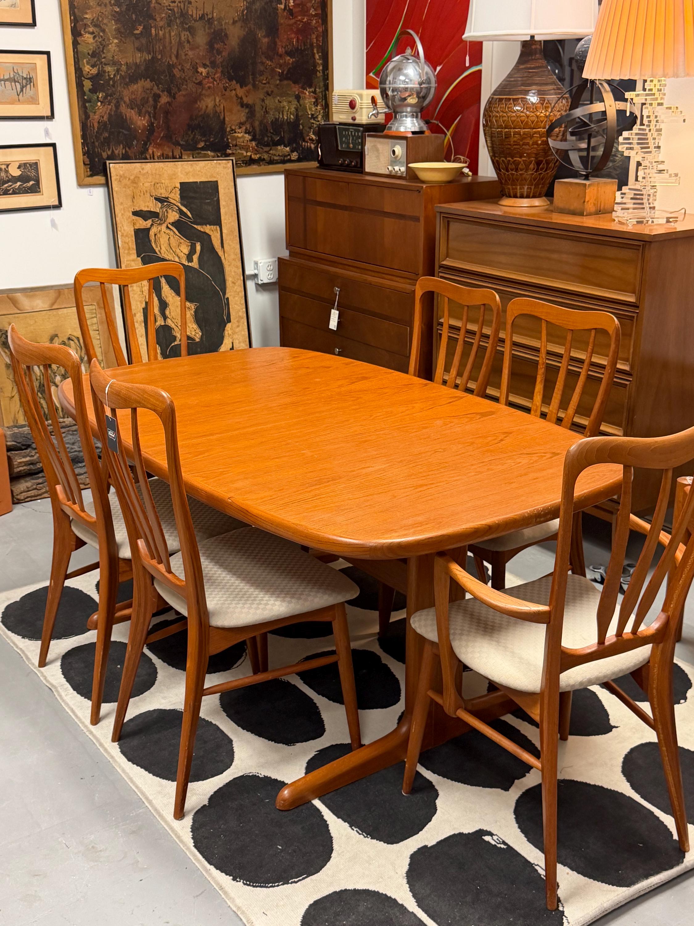 Teak Danish Modern Vintage Dining Table - *TABLE ONLY*