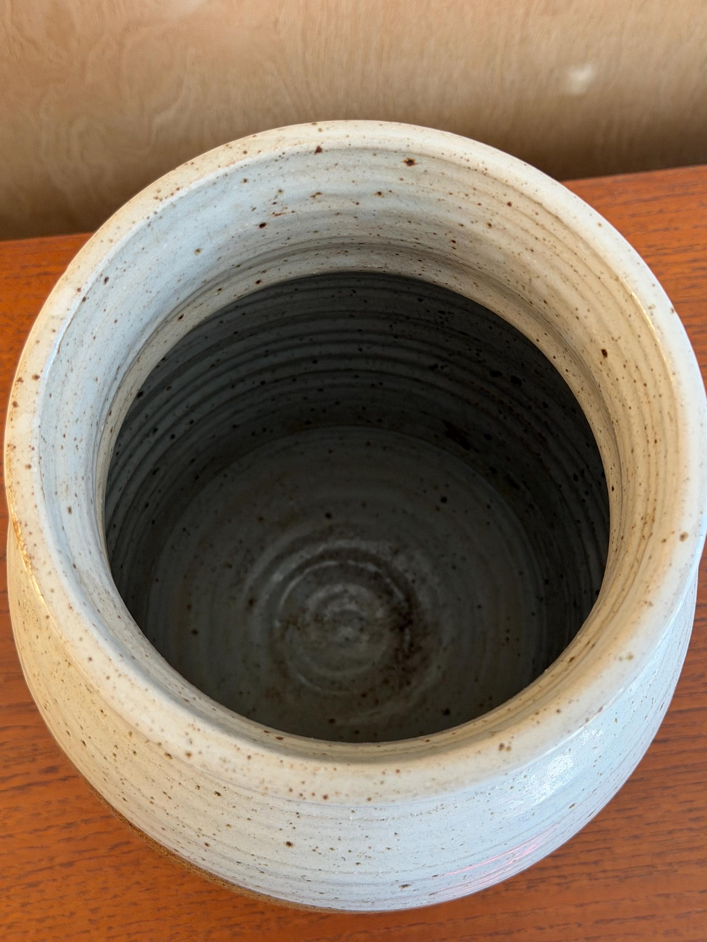 Large Signed Ceramic Pottery Vase - Vintage - Modern