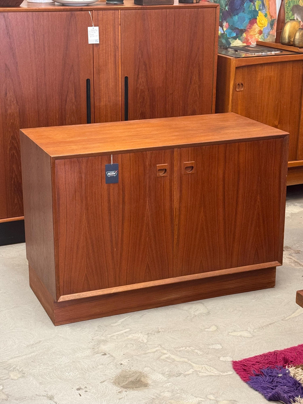 Vintage Danish Modern Teak Petite Sideboard