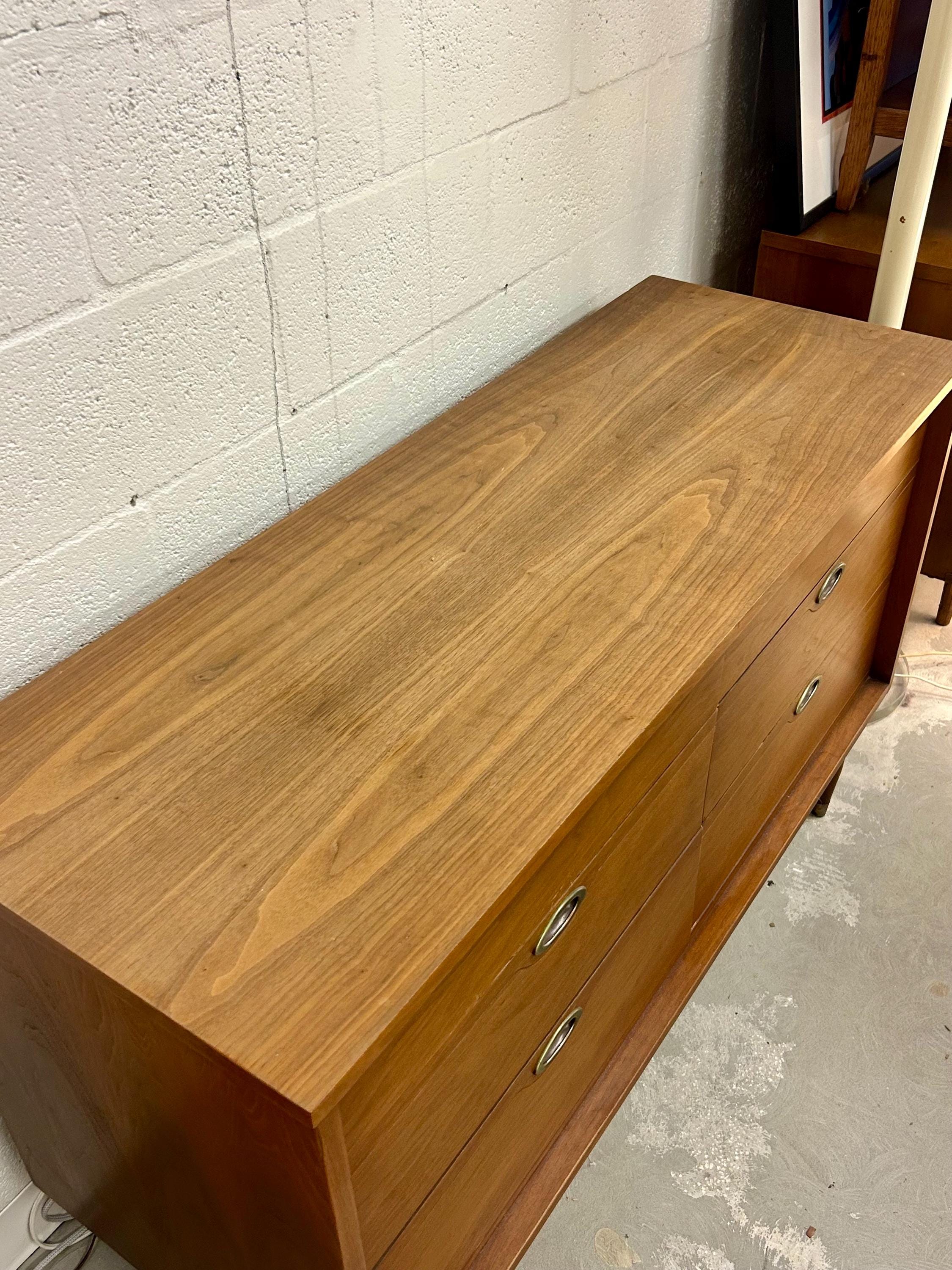 Mainline by Hooker Mid Century Modern Lowboy Dresser - Vintage