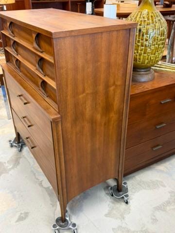 Kent Coffey Perspecta Mid Century Modern Vintage Highboy Dresser