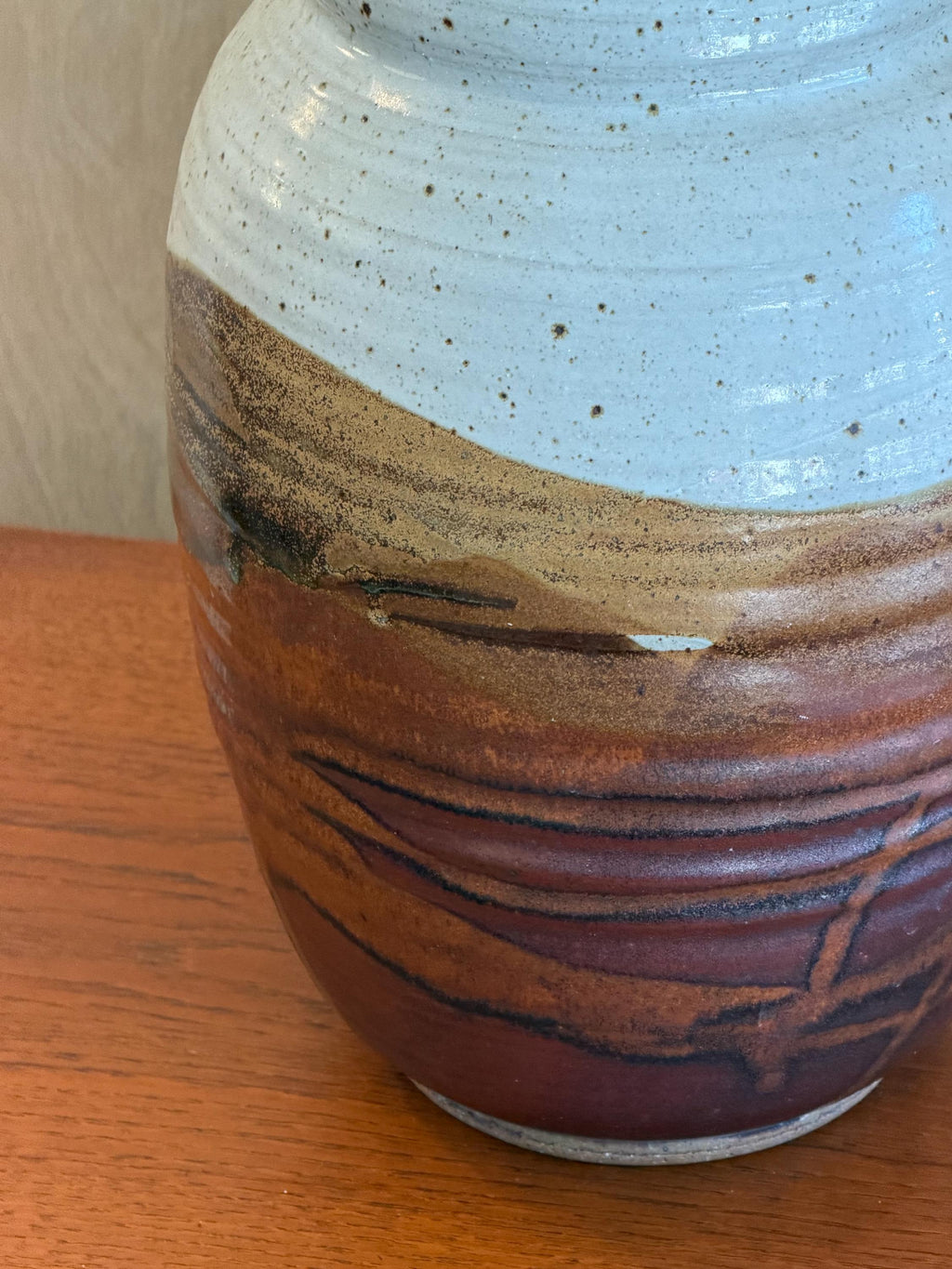 Large Signed Ceramic Pottery Vase - Vintage - Modern