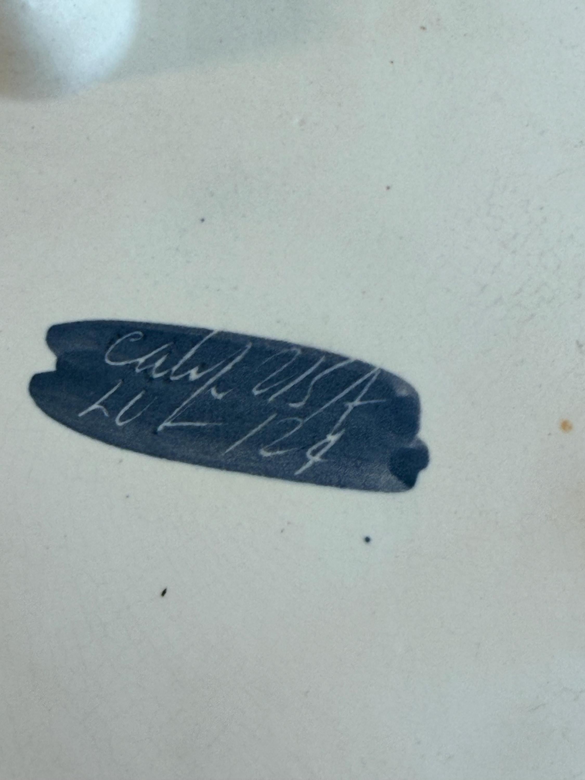 Signed Ceramic Modern Pottery Bowl