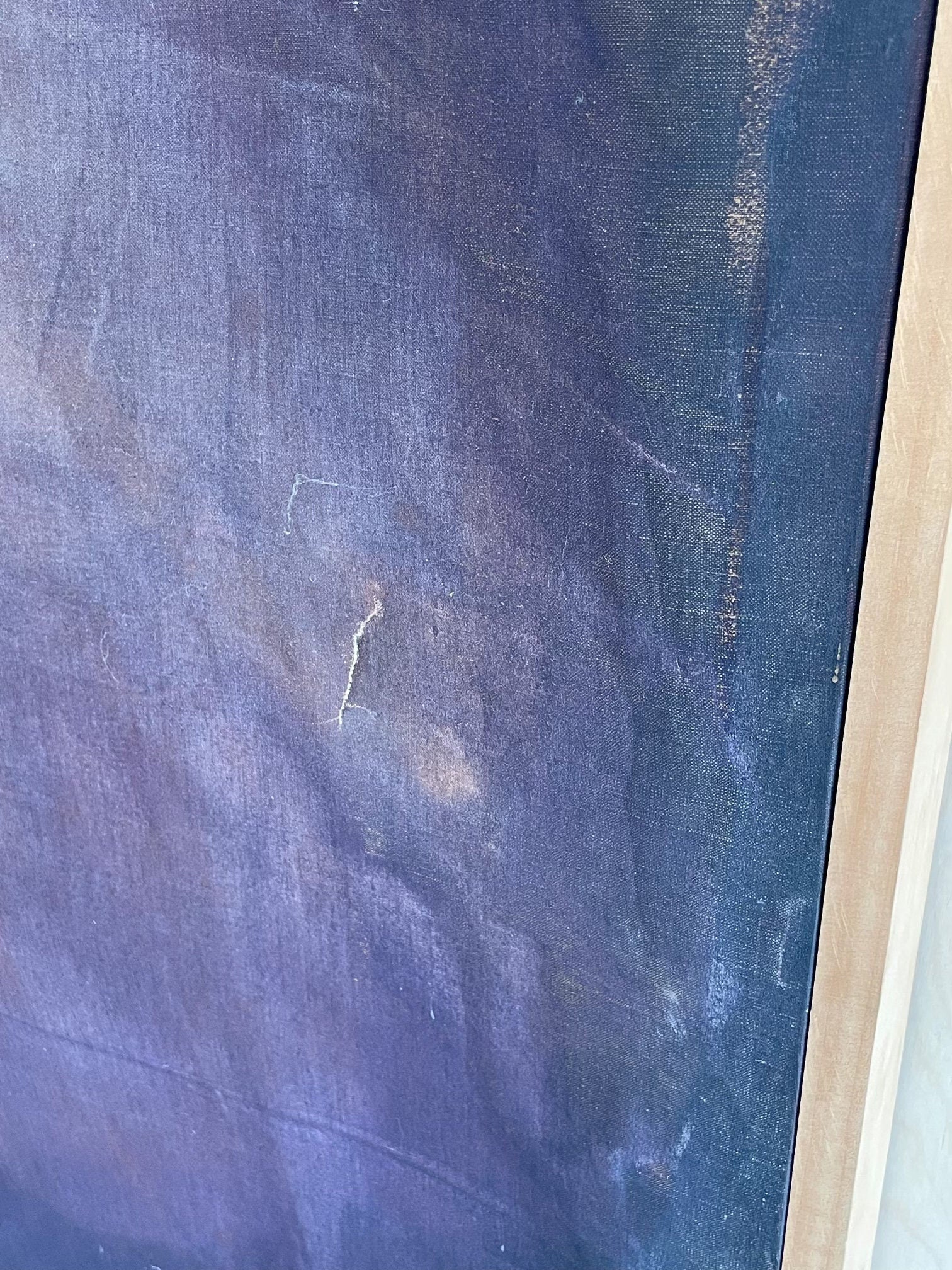 1960s Roland Reiss “Moon Ascendent” 3 Dimensional Painting on Canvas - Mid Century Modern
