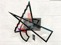 Vintage Post Modern 1980s Wall Art Sculpture