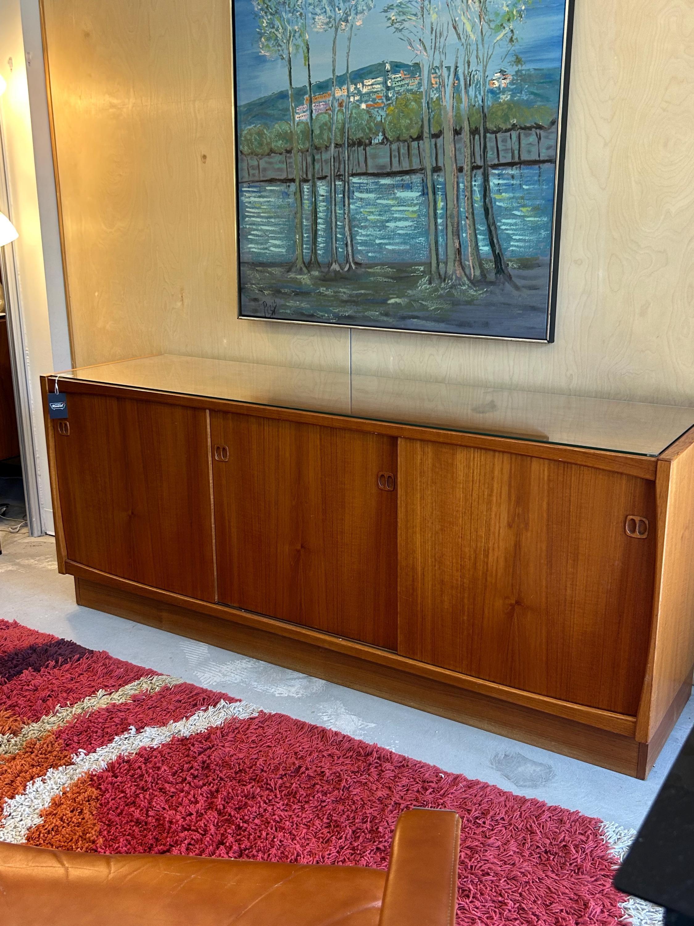 Vintage Danish Modern Teak Credenza