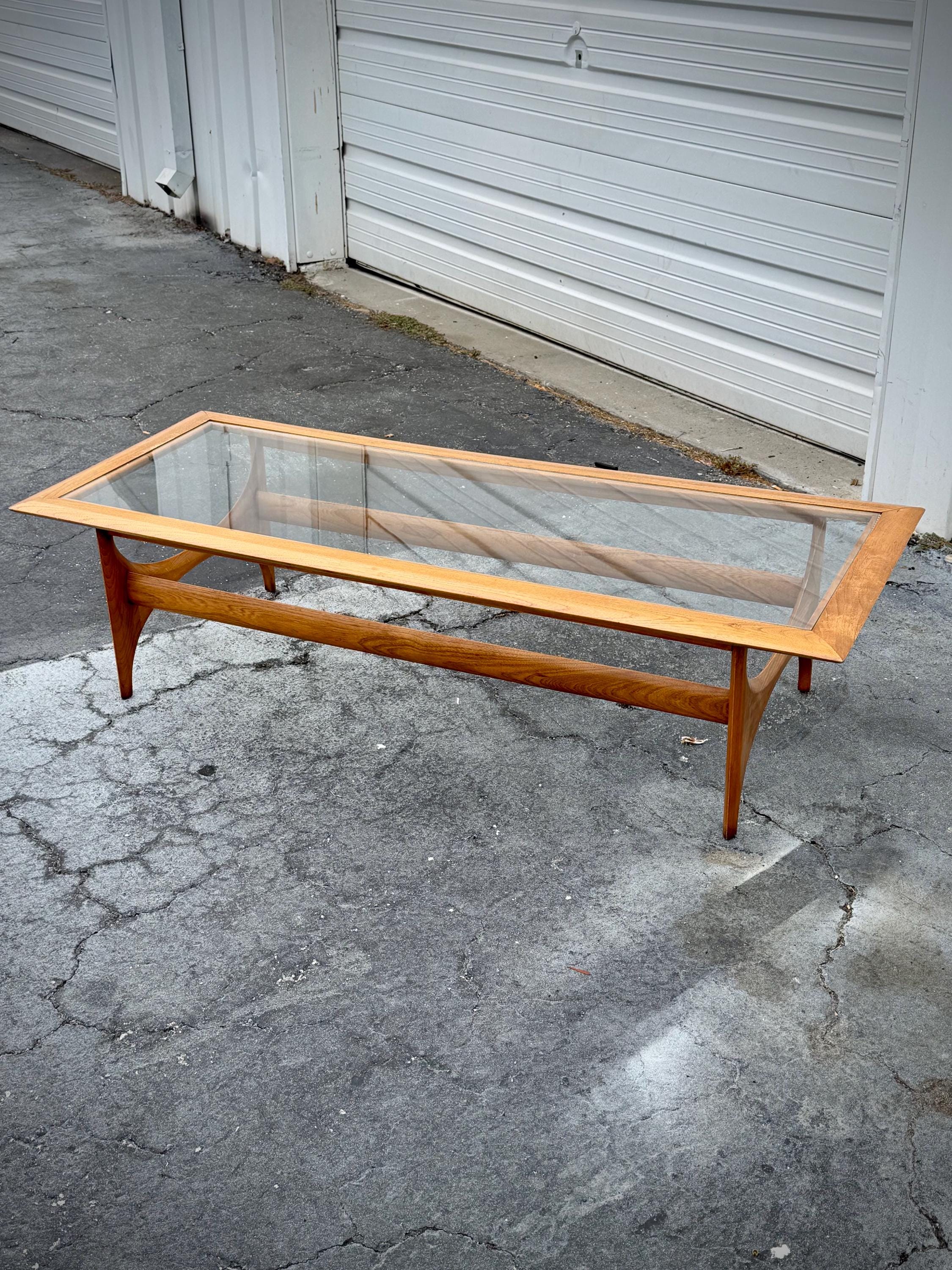 Lane Silhouette Coffee Table - Mid Century Modern - Vintage