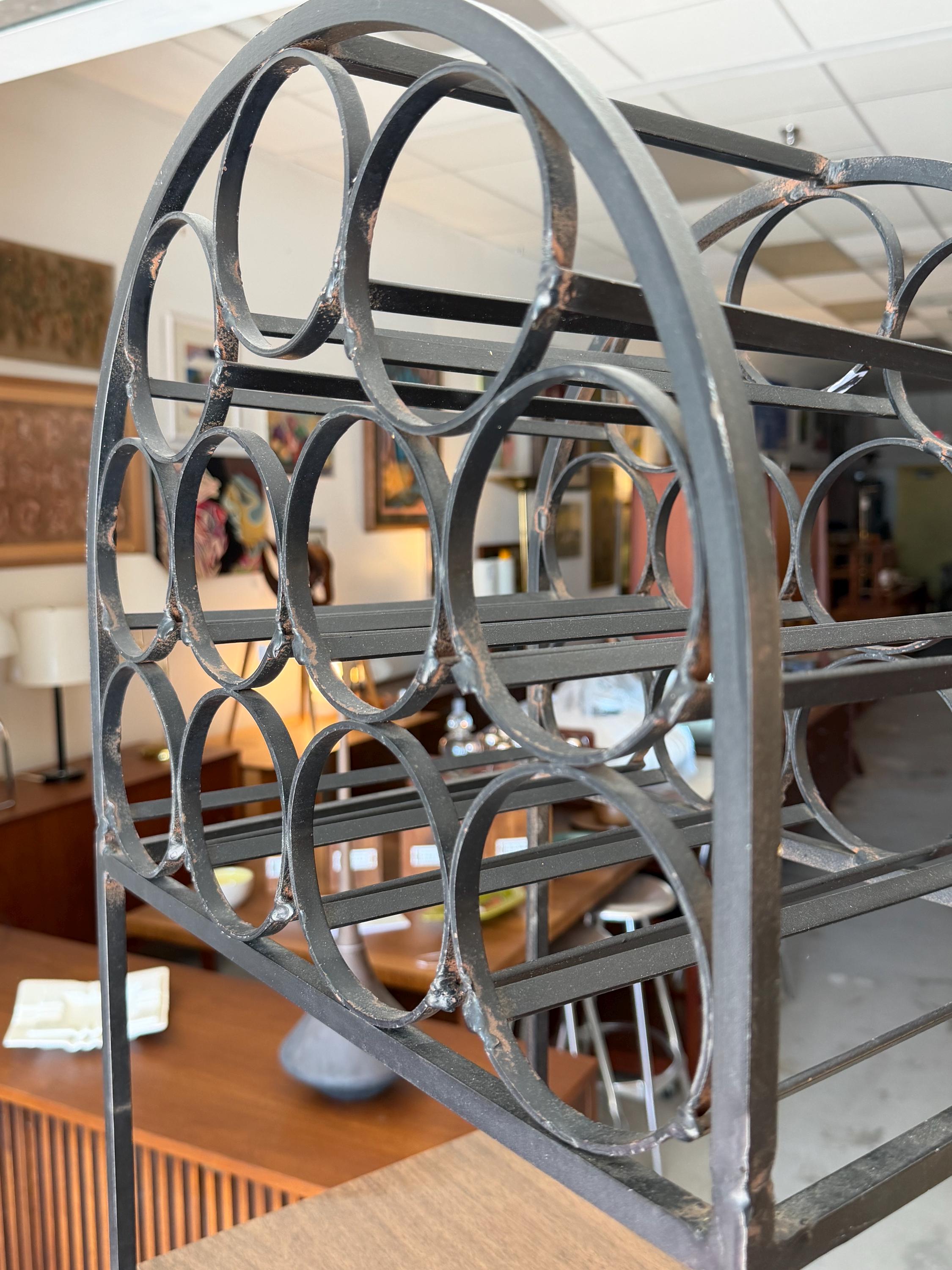 Vintage Mid Century Modern Arthur Umanoff Wine Rack
